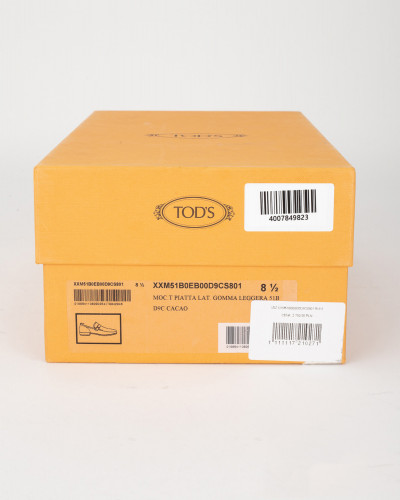 Tod's mokasyny brązowe