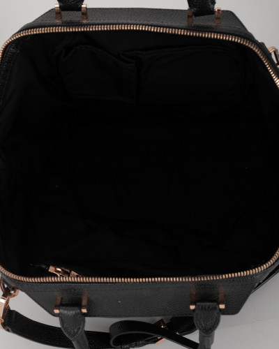 Alexander Wang Torebka czarna duża okłucie rose gold