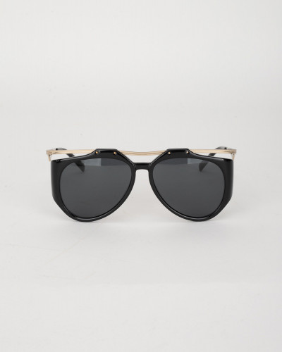 Saint Laurent  Okulary przeciwsloneczne czarne + zloto
