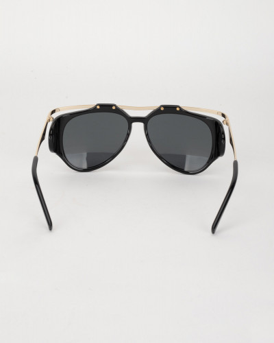 Saint Laurent  Okulary przeciwsloneczne czarne + zloto
