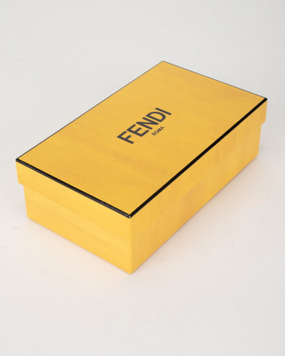 Fendi Okulary same szkla bez oprawek w logo + zlote zauszniki