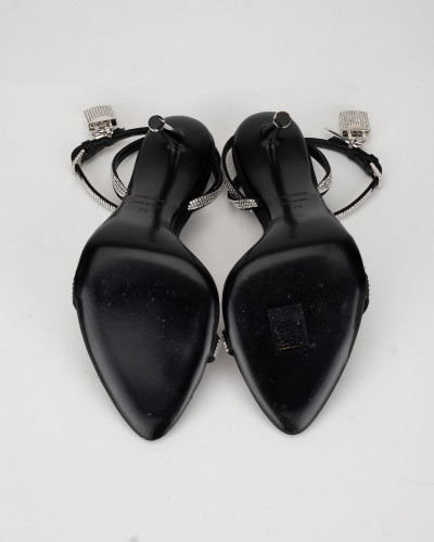 Tom Ford sandalki Szpilki  z kryształkami