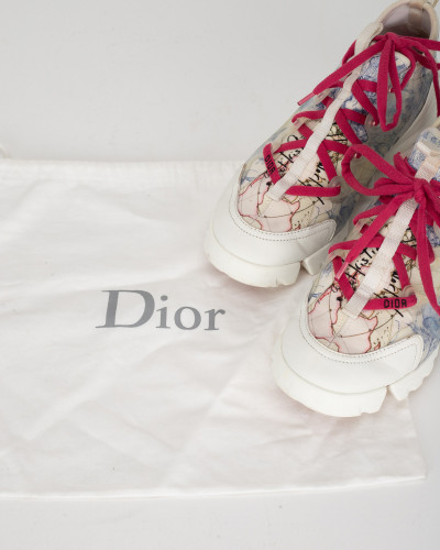 Dior sportowe trampki D- Connect  ze wzorami