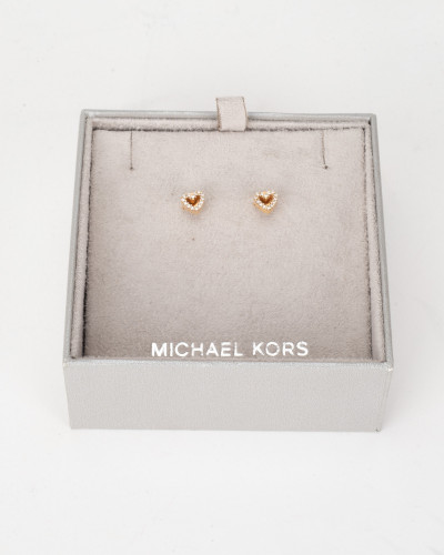 Michael Kors Kolczyki wkrętki serduszka