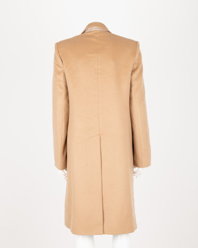 Burberry Płaszcz wełniany beżowy UK 8