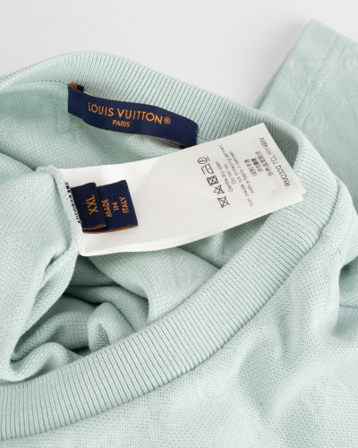 Louis Vuitton mietowy tshirt w monogram