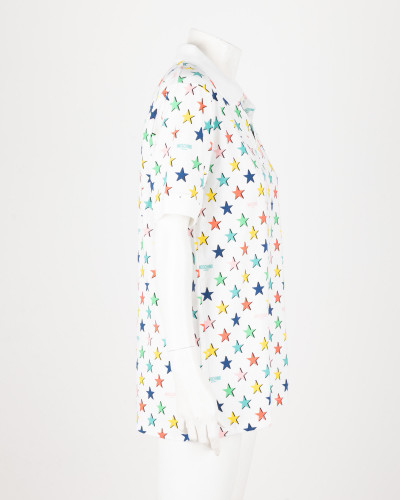 Moschino  swim koszulka polo w gwiazdy