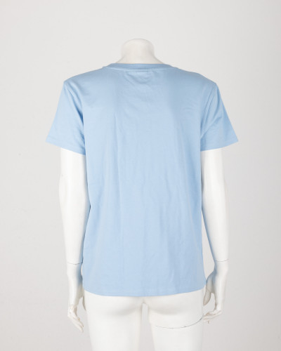 Moschino Bluzka niebieski T-shirt