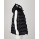 Moncler puchowa kamizelka z logo na kapturze
