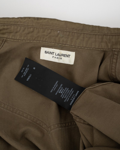 Saint Laurent  Koszula zielona jeansowa