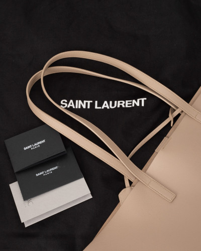 Saint Laurent  Torebka shopper bezowy (zdarty róg)