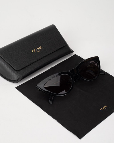 Celine Okulary czarne kocie