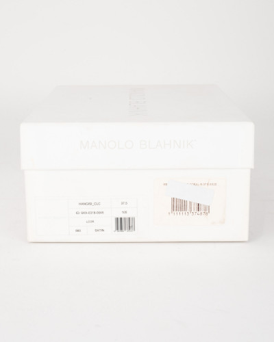 Manolo Blahnik  Szpilki różowe z klamrą