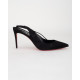 Christian Louboutin Szpilki zamszowe czarem wiązane