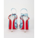Christian Louboutin Szpilki kolorowe plexi niebieskie
