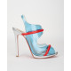 Christian Louboutin Szpilki kolorowe plexi niebieskie
