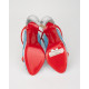Christian Louboutin Szpilki kolorowe plexi niebieskie