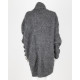 Isabel Marant Sweter szary ogromny golf moher