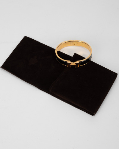 Hermes Bransoletka czarno zlota