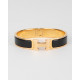 Hermes Bransoletka czarno zlota