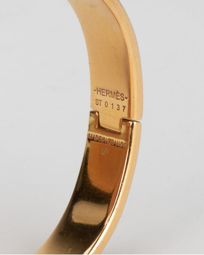 Hermes Bransoletka czarno zlota