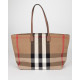 Burberry Torebka shopper na ramie w duza krate