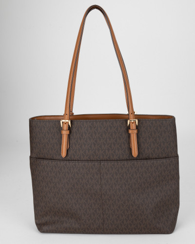 Michael Kors Torebka tote bag brazowa w logo