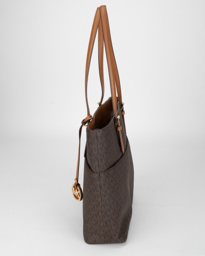 Michael Kors Torebka tote bag brazowa w logo