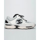 Chanel  biało-srebrne sneakersy