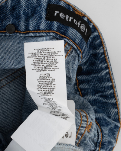 Retrofete Spodenki jeansowe niebieskie