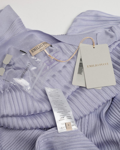 Emilio Pucci Sweter długi niebieski