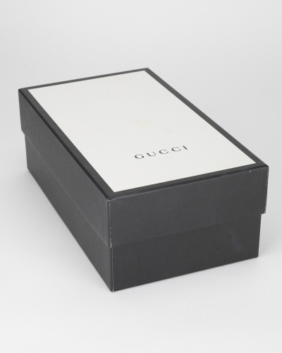 Gucci Loafer czarne z perlami na podeszwie i zlota klamra