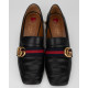 Gucci Loafer czarne z perlami na podeszwie i zlota klamra