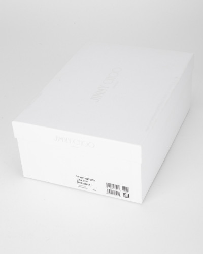 Jimmy Choo trampki bezowe z czsrna lamowka (delikatne przybrudzenia)
