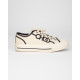 Jimmy Choo trampki bezowe z czsrna lamowka (delikatne przybrudzenia)