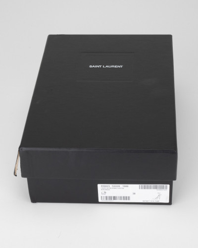 Saint Laurent  Szpilki do szpica satynowe