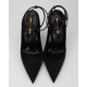Saint Laurent  Szpilki do szpica satynowe