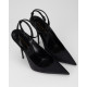 Saint Laurent  Szpilki do szpica satynowe