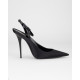 Saint Laurent  Szpilki do szpica satynowe