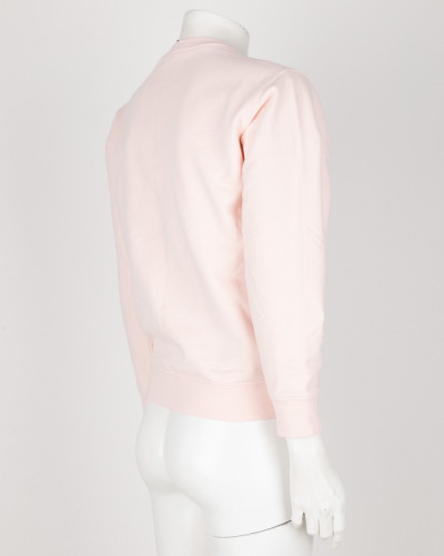 Kenzo Bluza pudrowy roz duze haftowane logo