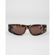 Bottega Veneta Okulary brązowe