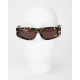 Bottega Veneta Okulary brązowe