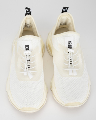 Steve Madden biale buty sportowe materialowe