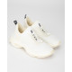 Steve Madden biale buty sportowe materialowe
