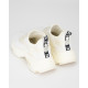 Steve Madden biale buty sportowe materialowe