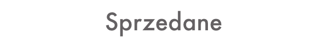 SPRZEDANE